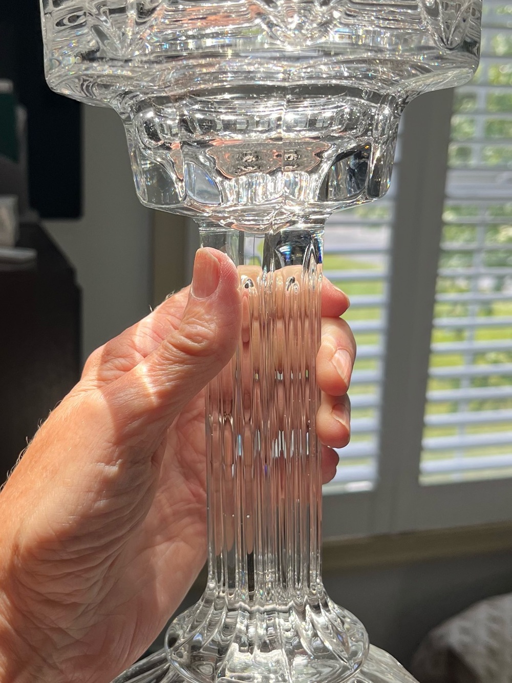Shannon crystal
designs Ireland candle holder